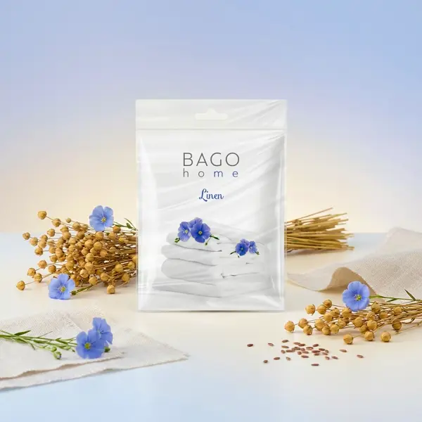 Ароматическое саше Bago Home Лен 16г белый