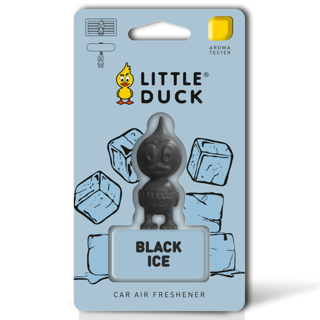 ароматизатор MIODORE Little Duck 3D черный лед