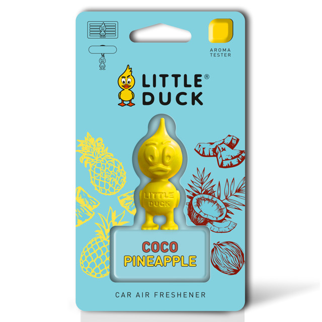 ароматизатор MIODORE Little Duck 3D кокос-ананас