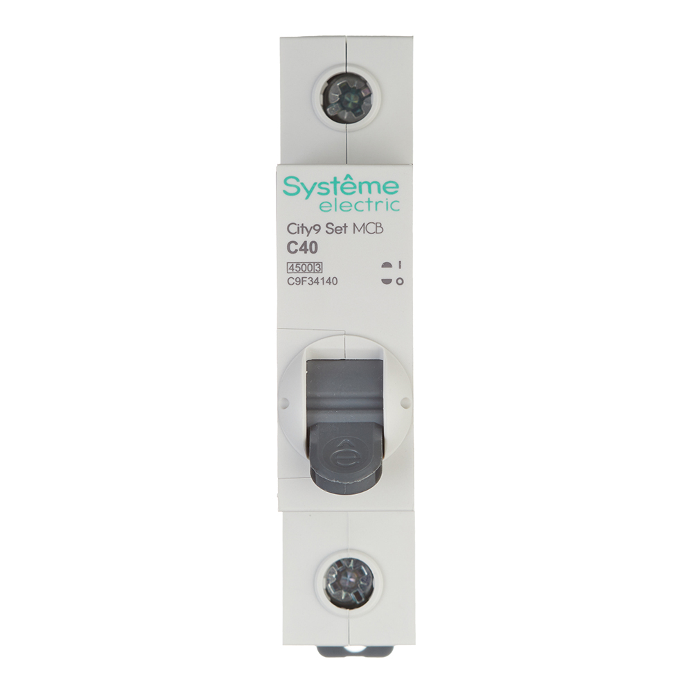Автоматический выключатель модульный Systeme Electric City9 Set 1P 40А тип C 4,5 кА 230 В (C9F34140)