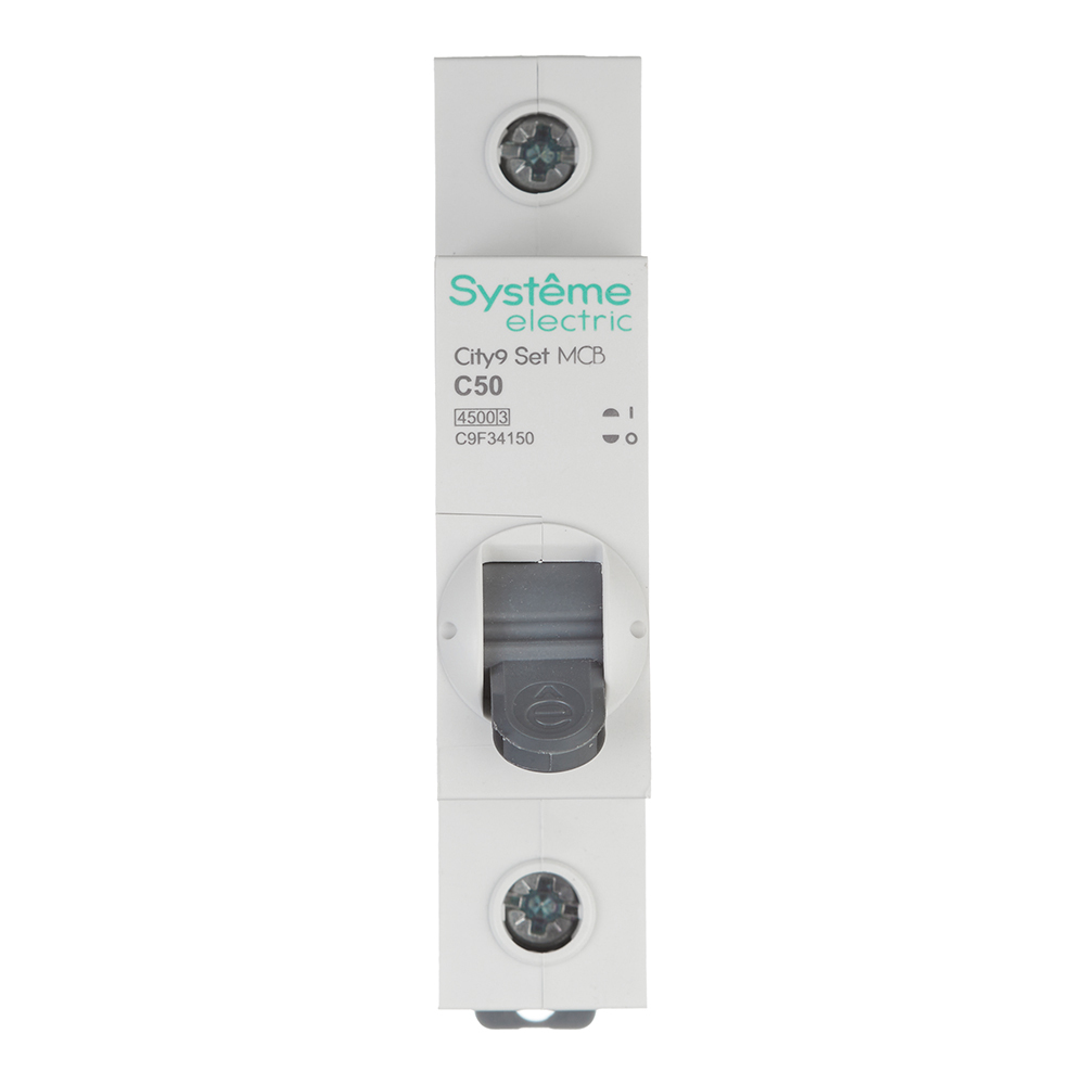 Автоматический выключатель модульный Systeme Electric City9 Set 1P 50А тип C 4,5 кА 230 В (C9F34150)
