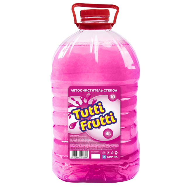 автоочиститель стекол TUTTI FRUTTI -10 ПЭТ 3л
