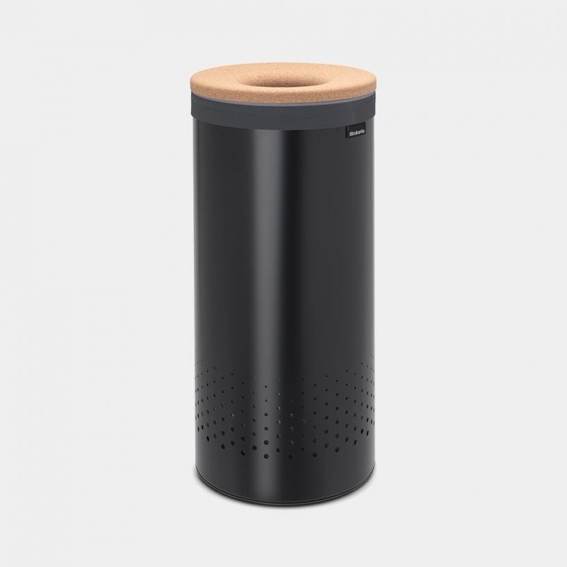 Бак для белья Brabantia черная 35 л 63,5х30 см
