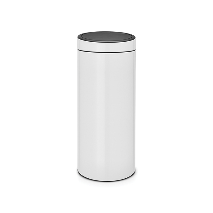 Бак мусорный 30л белый Brabantia touch bin 115141