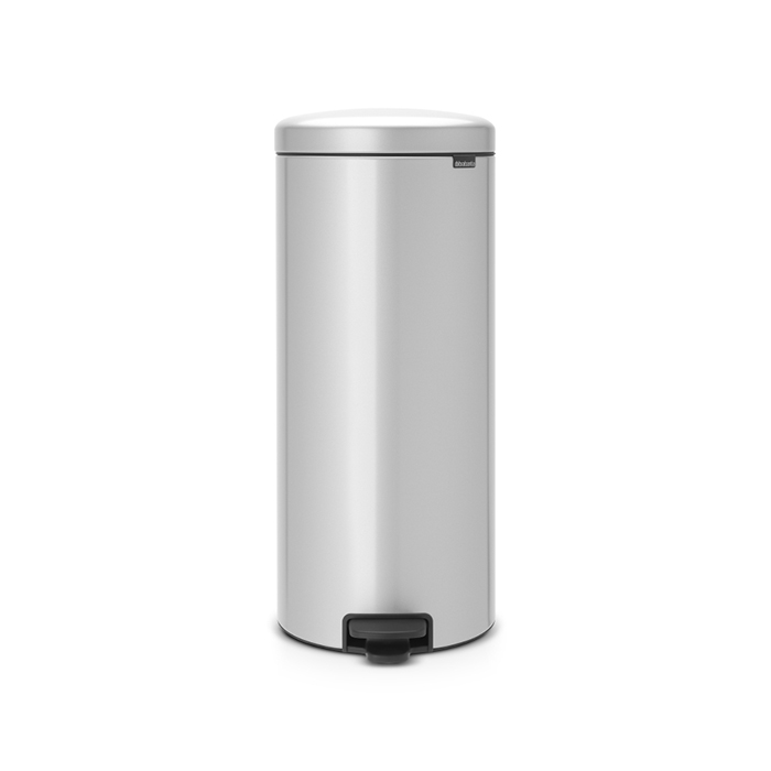 Бак мусорный с педалью 30л серый металлик Brabantia newicon