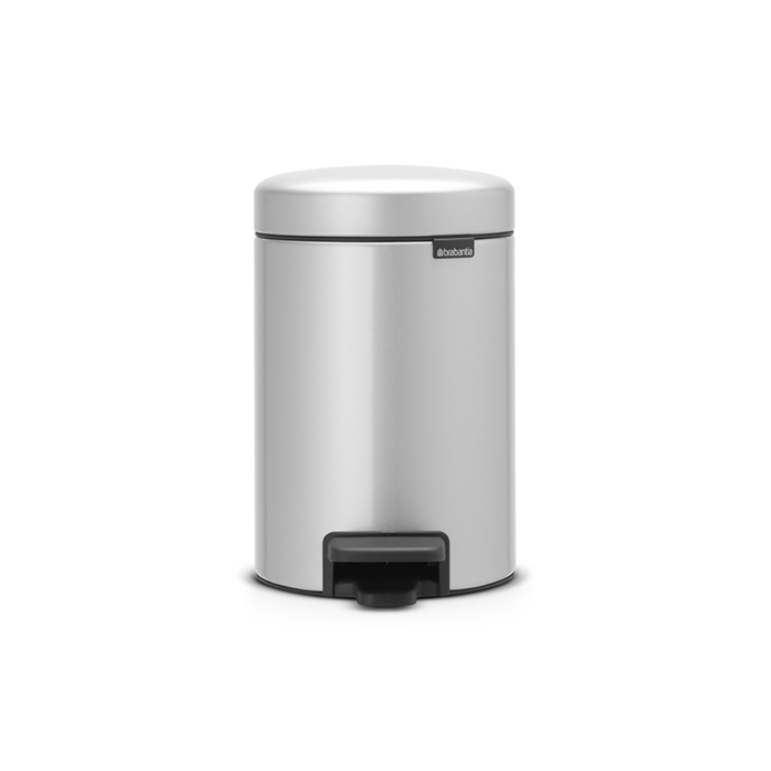 Бак мусорный с педалью 3л серый Brabantia newicon