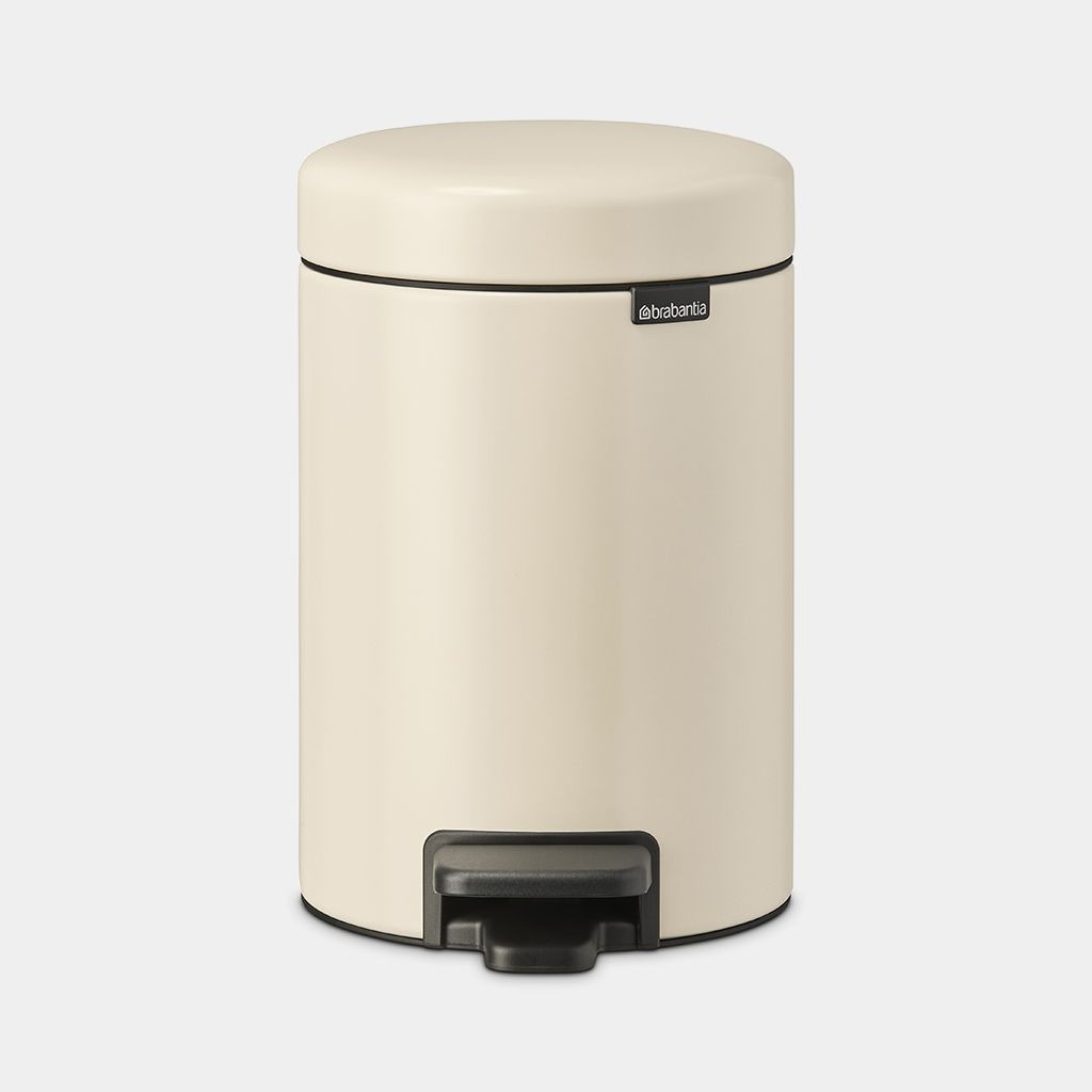 Бак мусорный с педалью Brabantia Newicon бежевый 3 л