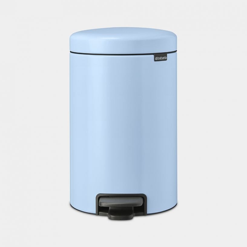 Бак мусорный с педалью Brabantia Newicon голубой 12 л