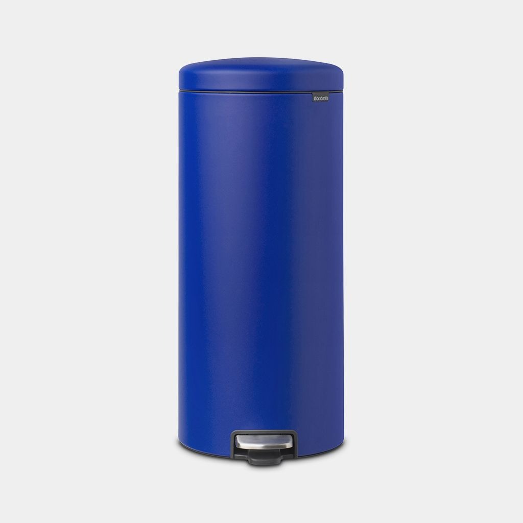 Бак мусорный с педалью Brabantia Newicon синий 30 л