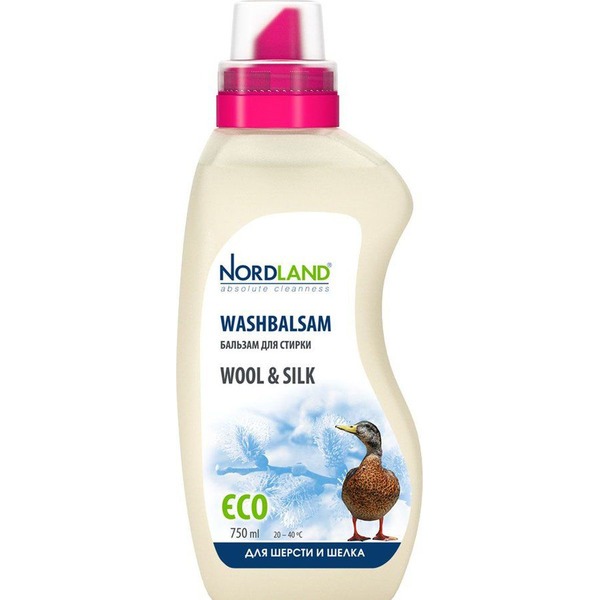 Бальзам для стирки шерсти и шелка Nordland Wool & Silk 750 мл