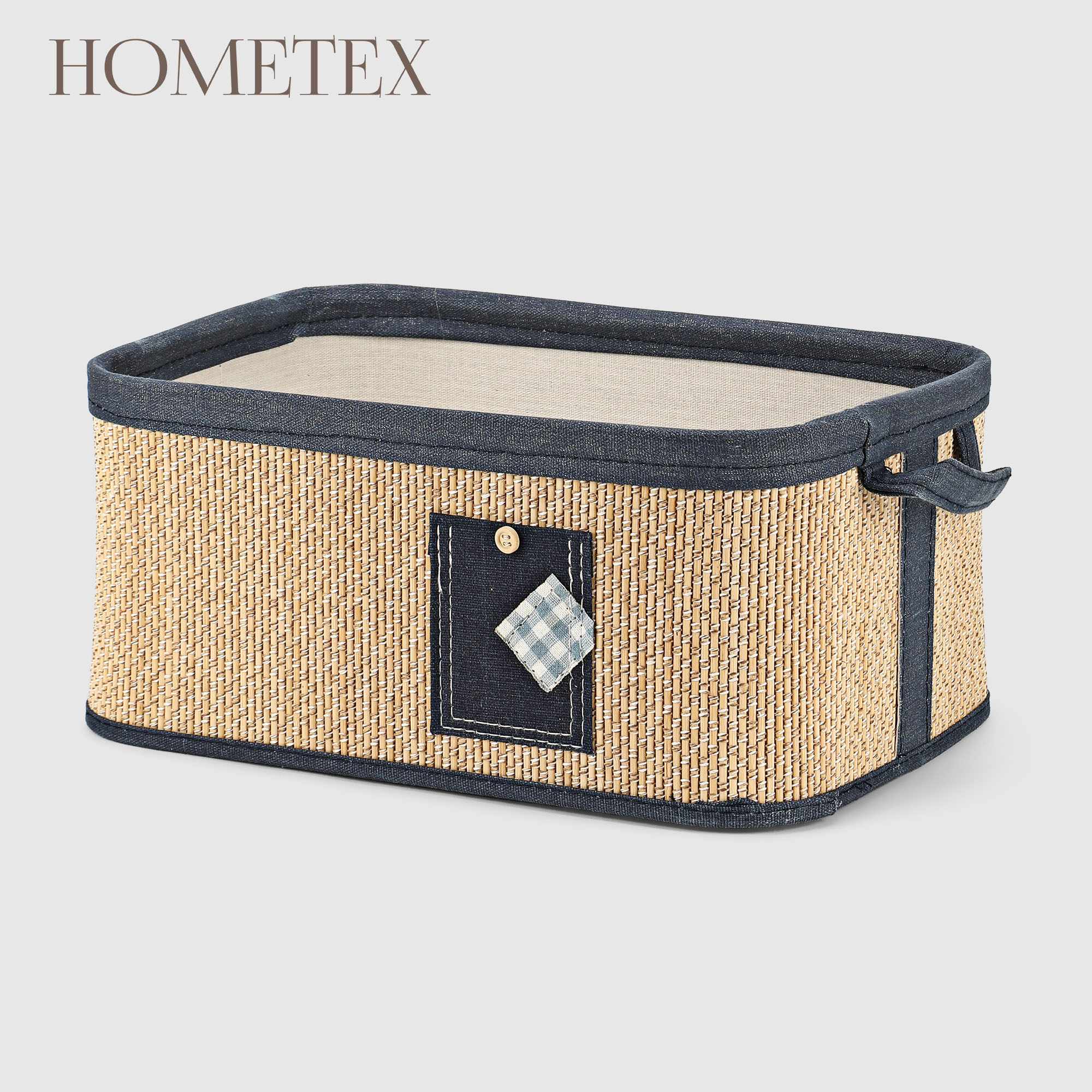 Бамбуковая корзина для хранения Hometex 36х26х16 см