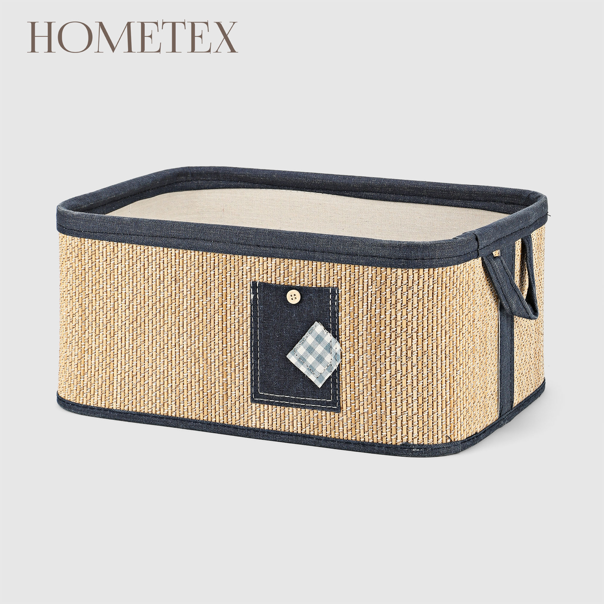 Бамбуковая корзина для хранения Hometex 40х30х18 см