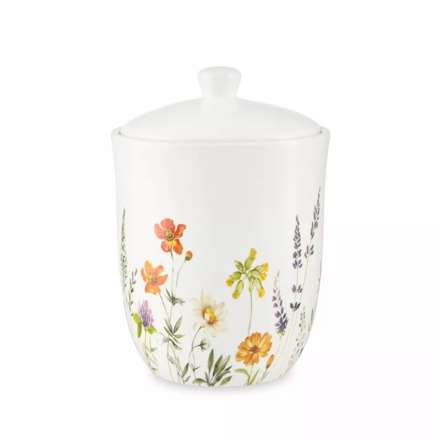 Банка Decor de table Полевые цветы 1,6 л, керамика 14х20,5 см