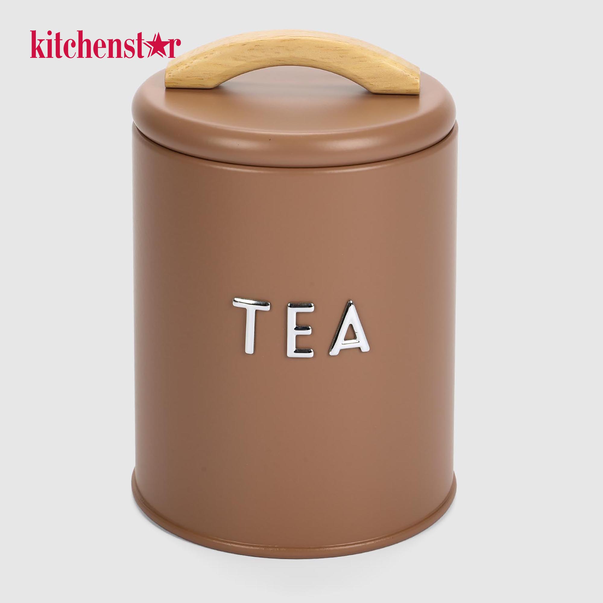 Банка для хранения чая Kitchenstar коричневый 1,2 л