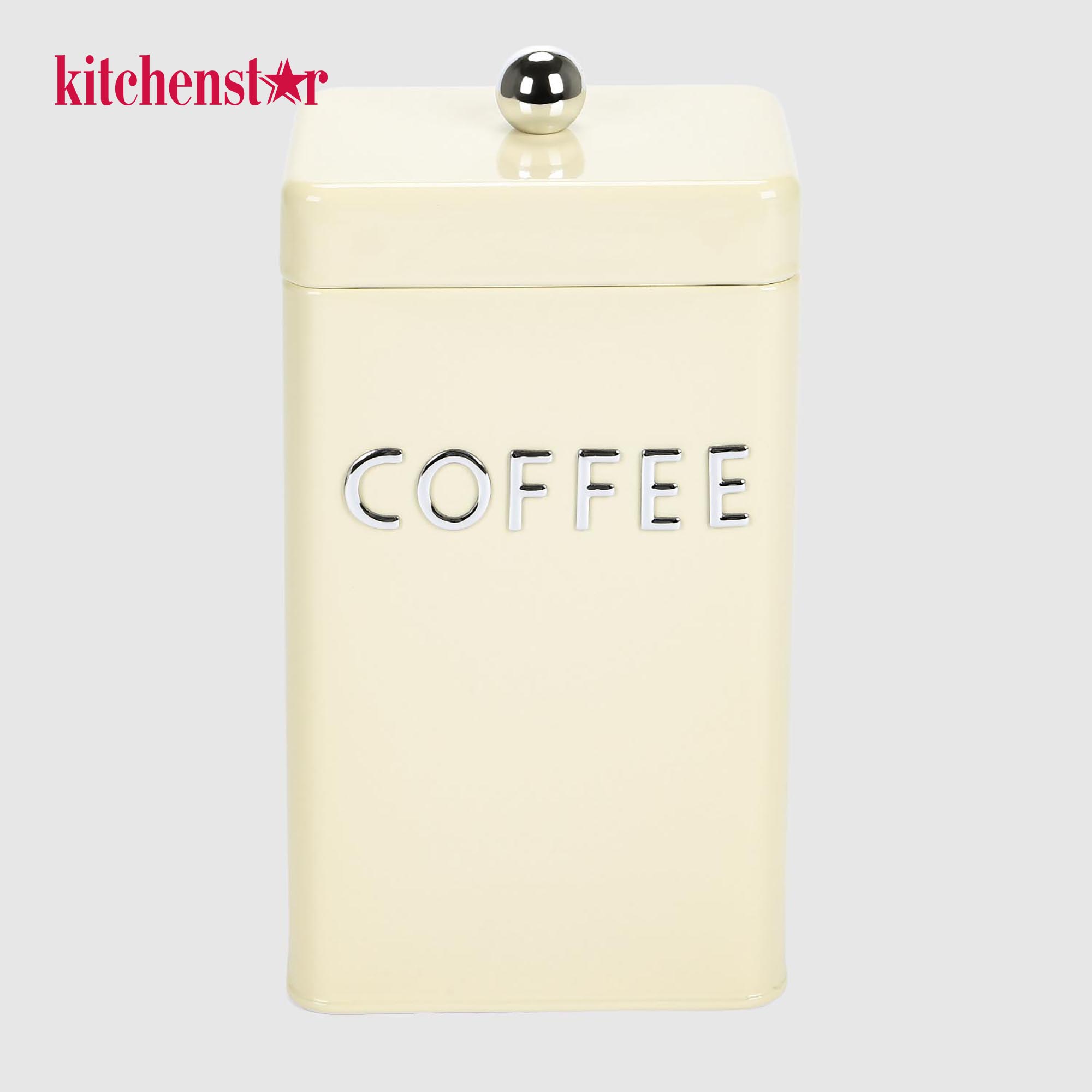 Банка для хранения кофе Kitchenstar цвет молочный 1,5 л