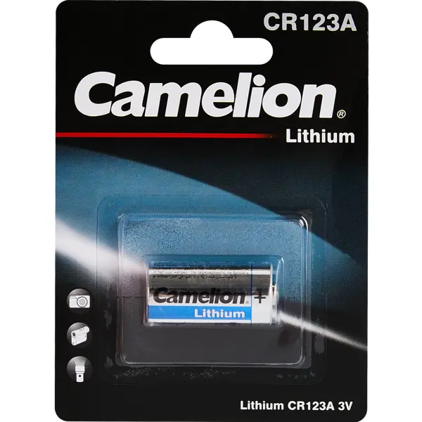 Батарейка Camelion литиевая CR123A 1 шт.