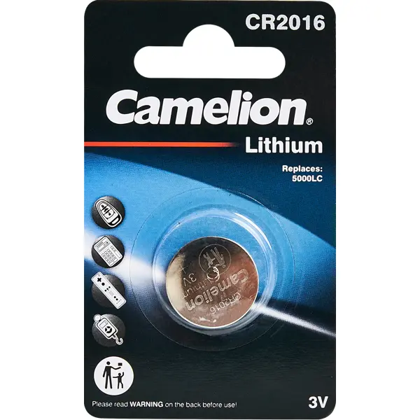 Батарейка Camelion литиевая CR2016 1 шт.