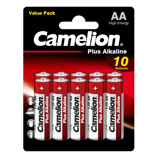 Батарейка Camelion Plus алкалиновая LR6 AA 10 шт.