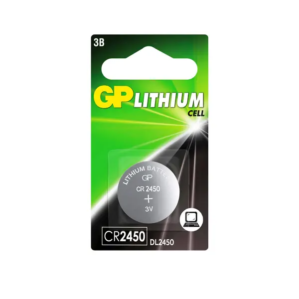 Батарейка GP литиевая CR2450 1 шт.