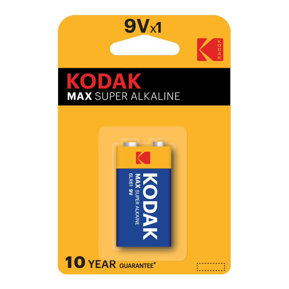 Батарейка Kodak Мax крона 6LR61 9 В (1 шт.) (Б0005130)