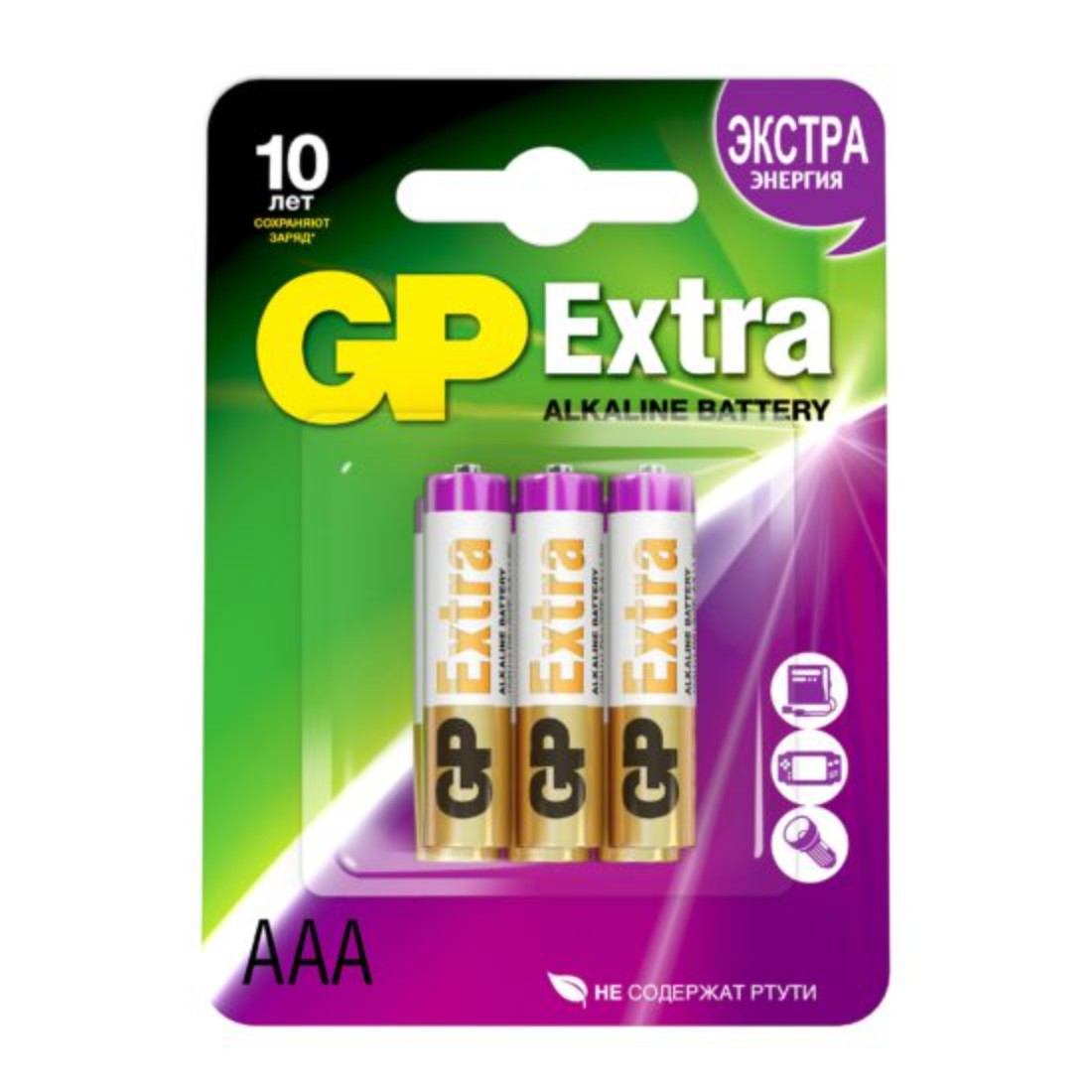Батарейки GP Extra Alkaline 24А AАA-6 шт