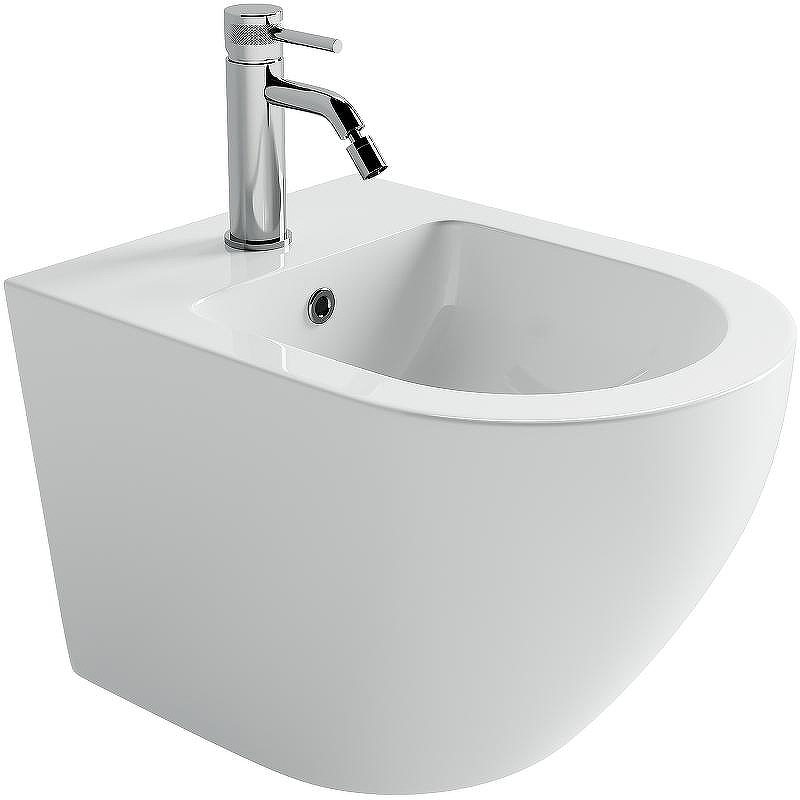 Биде Ceramicanova Uno CN11002 подвесное Белое