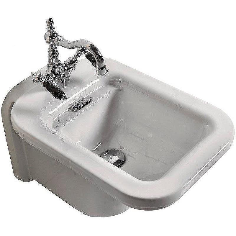 Биде Kerasan Waldorf 4125K1bi/cr*1 подвесное Белое