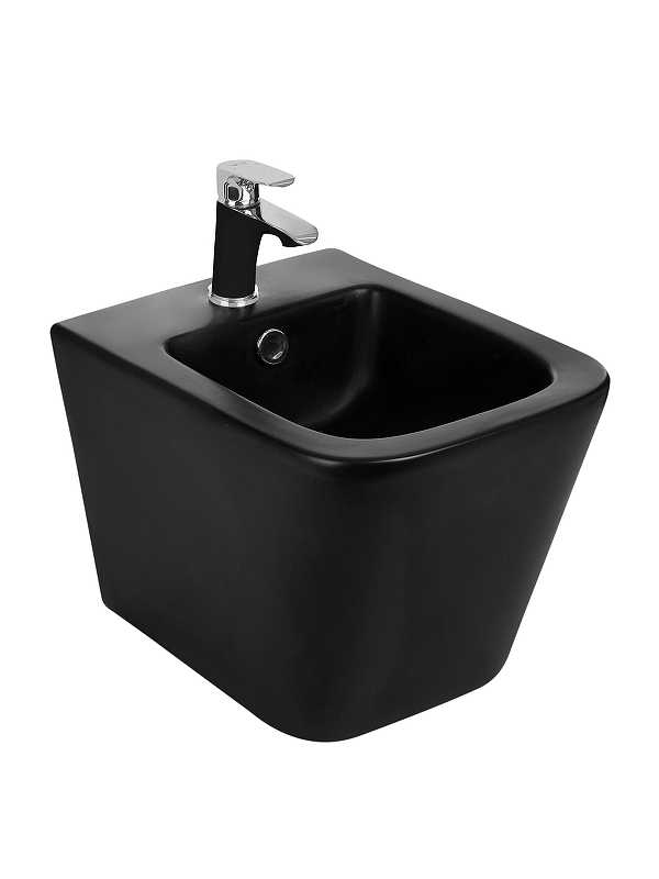 Биде WeltWasser Gelbach 005 MT-BL 10000003757 подвесное Черное матовое