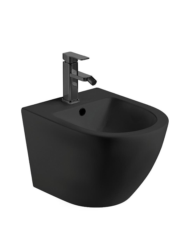 Биде WeltWasser Merzbach 005 MT-BL 10000003715 подвесное Черное матовое