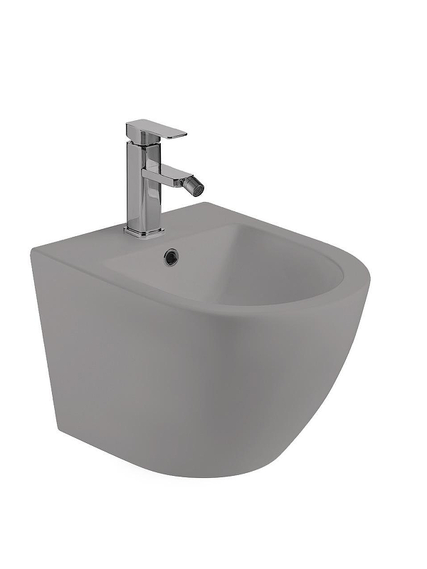Биде WeltWasser Merzbach 005 MT-GR 10000003716 подвесное Серое матовое