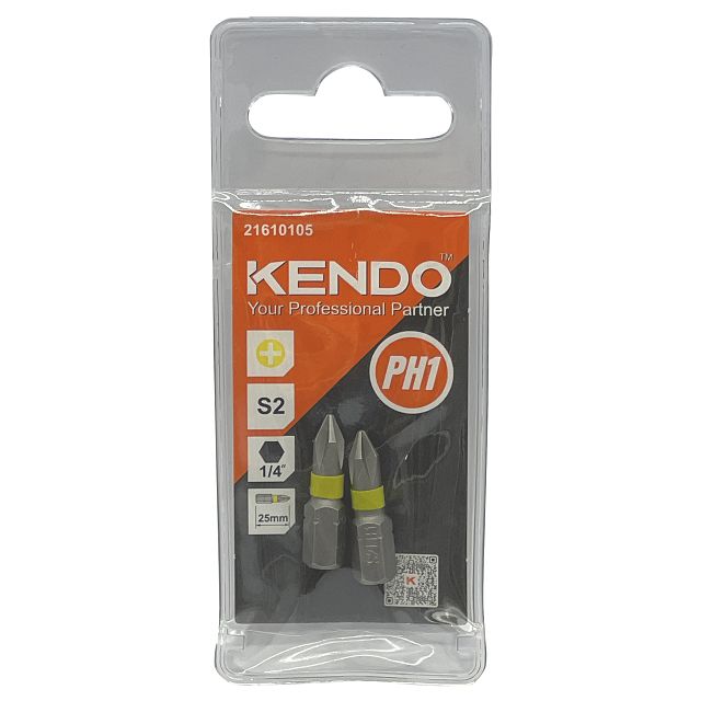 бита KENDO PH1 25мм 2шт