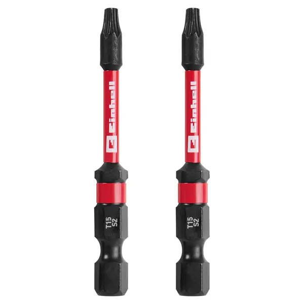 Бита ударная магнитная Einhell 132160 T15x60 мм, 2 шт.