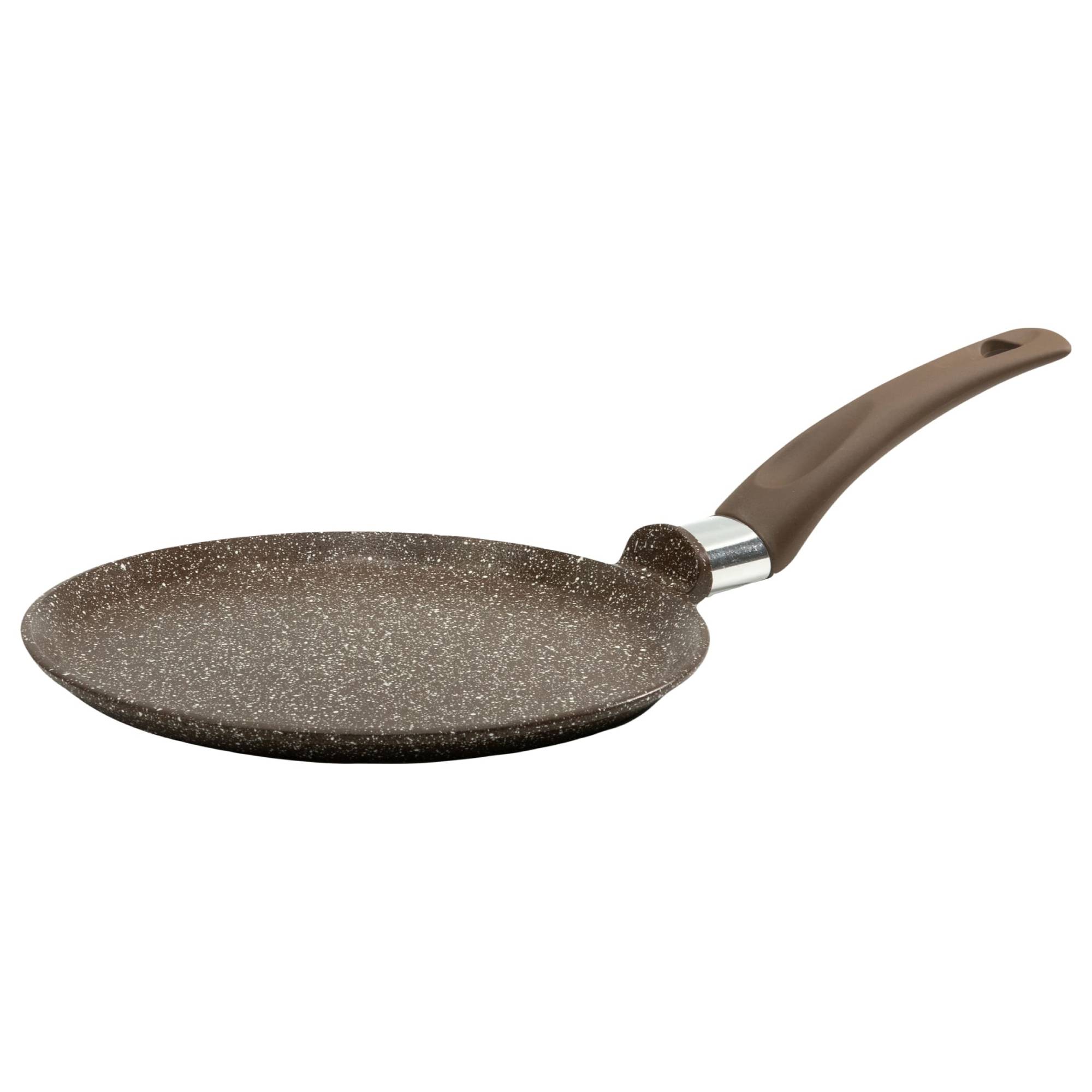 Блинница Виктория Мрамор brown 24 см