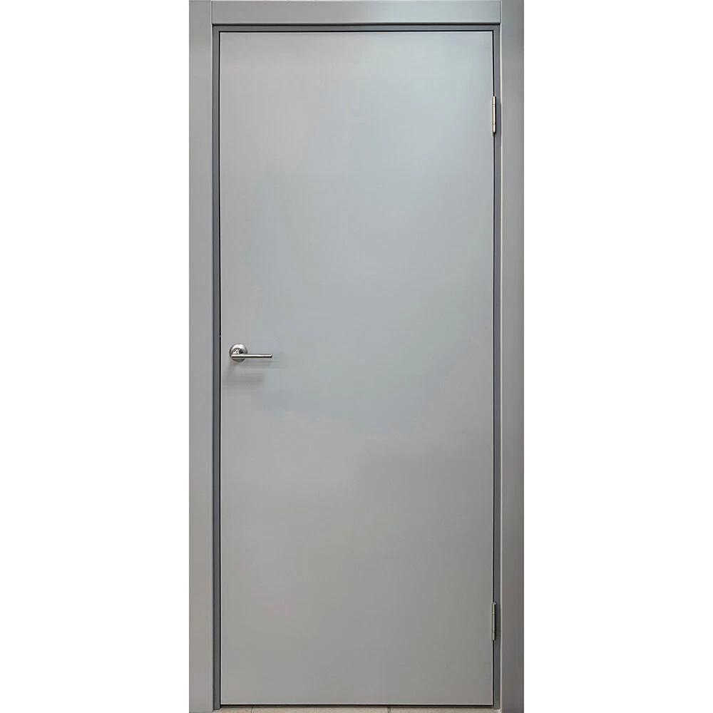 Блок дверной Kapelli Classic 1000х2000 мм влагостойкий ПВХ серый 7035 глухой