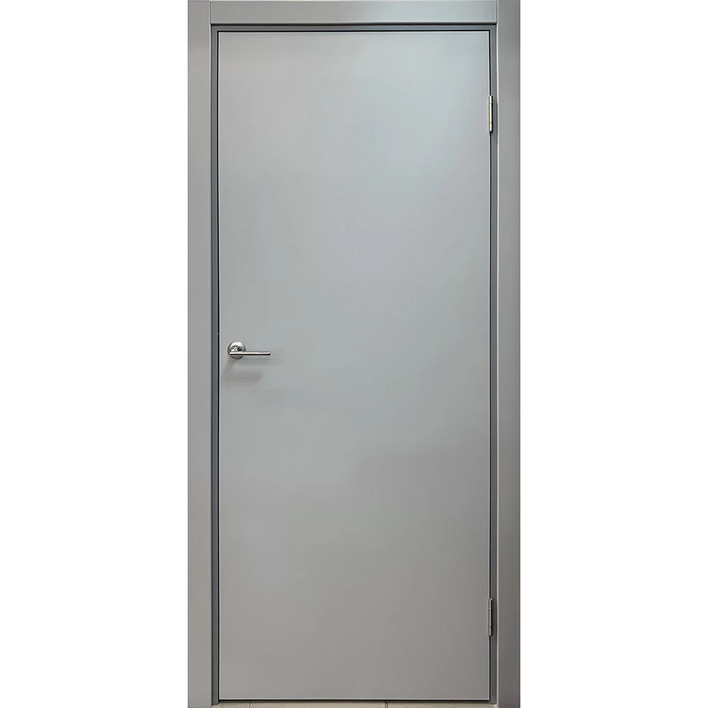 Блок дверной Kapelli Classic 700х2000 мм влагостойкий ПВХ серый 7035 глухой