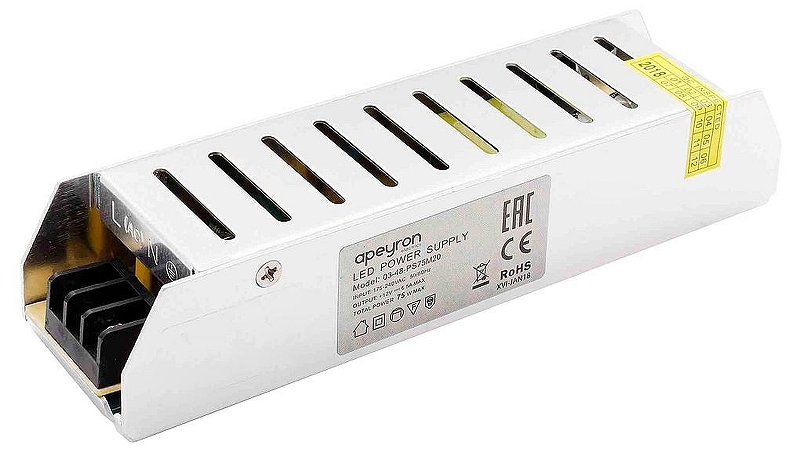 Блок питания Apeyron Electrics 03-48 цвет Серебро