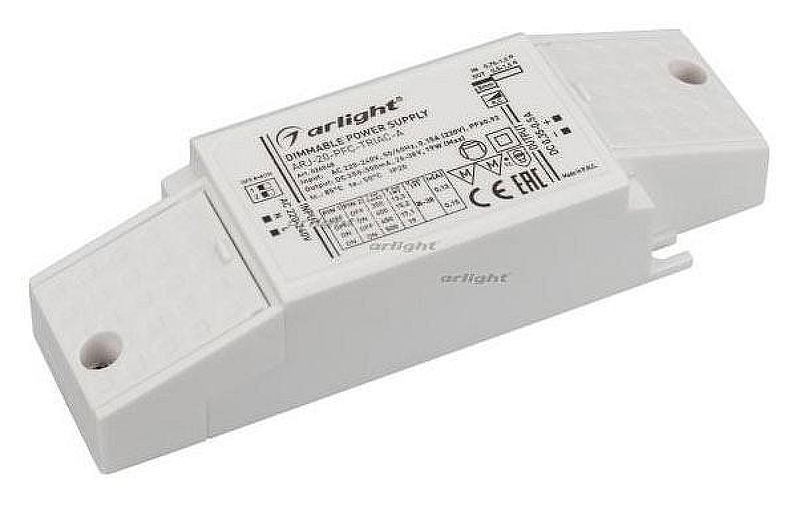 Блок питания Arlight ARJ-20-PFC-TRIAC-A 026048 цвет Белый