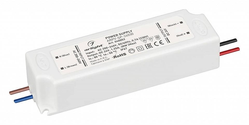 Блок питания Arlight ARPV 040052 цвет Белый