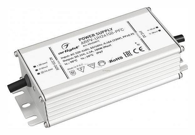 Блок питания Arlight ARPV-UH24100-PFC 024268(1) цвет Серый