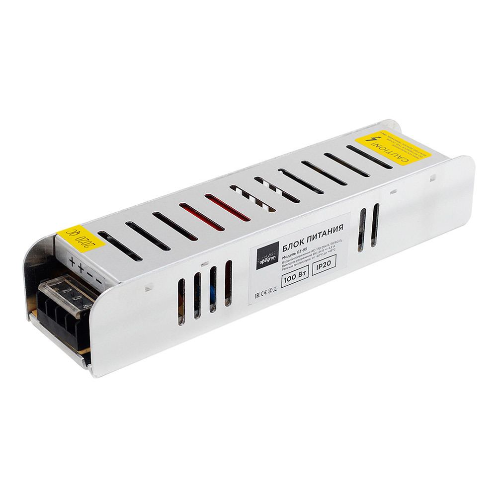 Блок питания для светодиодной ленты Apeyron 100 Вт 220/24 В IP20 (03-99)