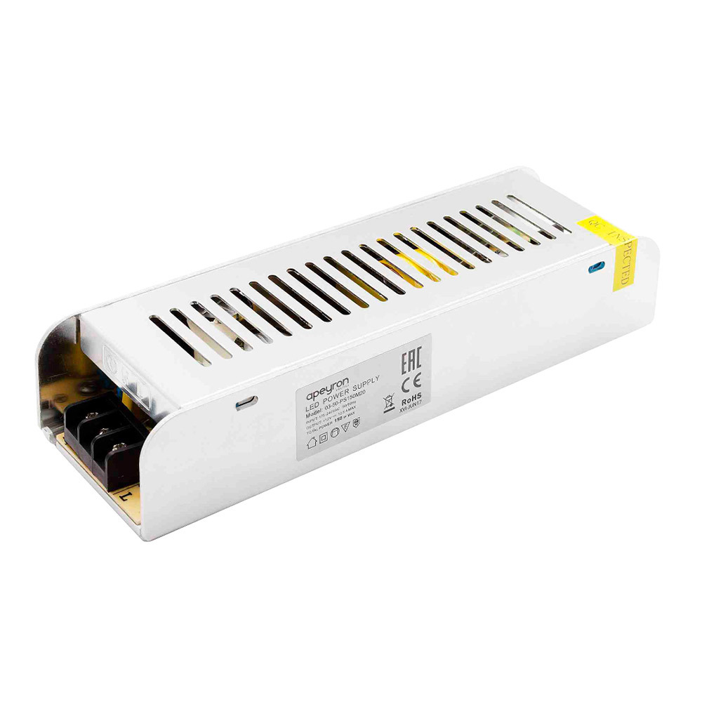 Блок питания для светодиодной ленты Apeyron 150 Вт 220/12 В IP20 (03-50)
