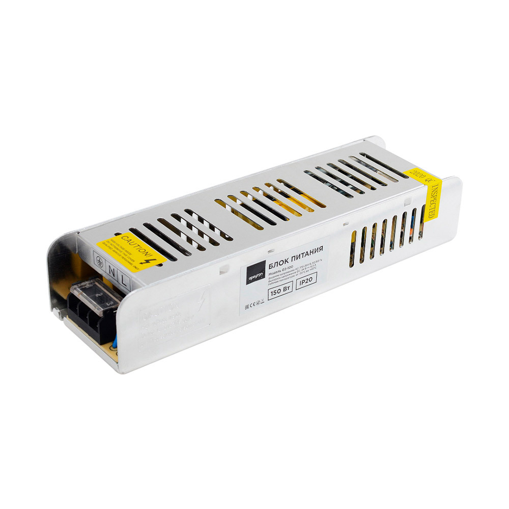 Блок питания для светодиодной ленты Apeyron 150 Вт 220/24 В IP20 (03-100)