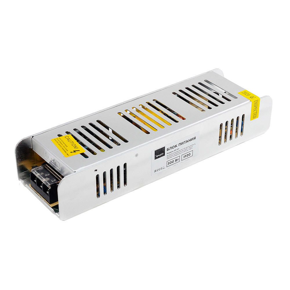 Блок питания для светодиодной ленты Apeyron 300 Вт 220/24 В IP20 (03-101)