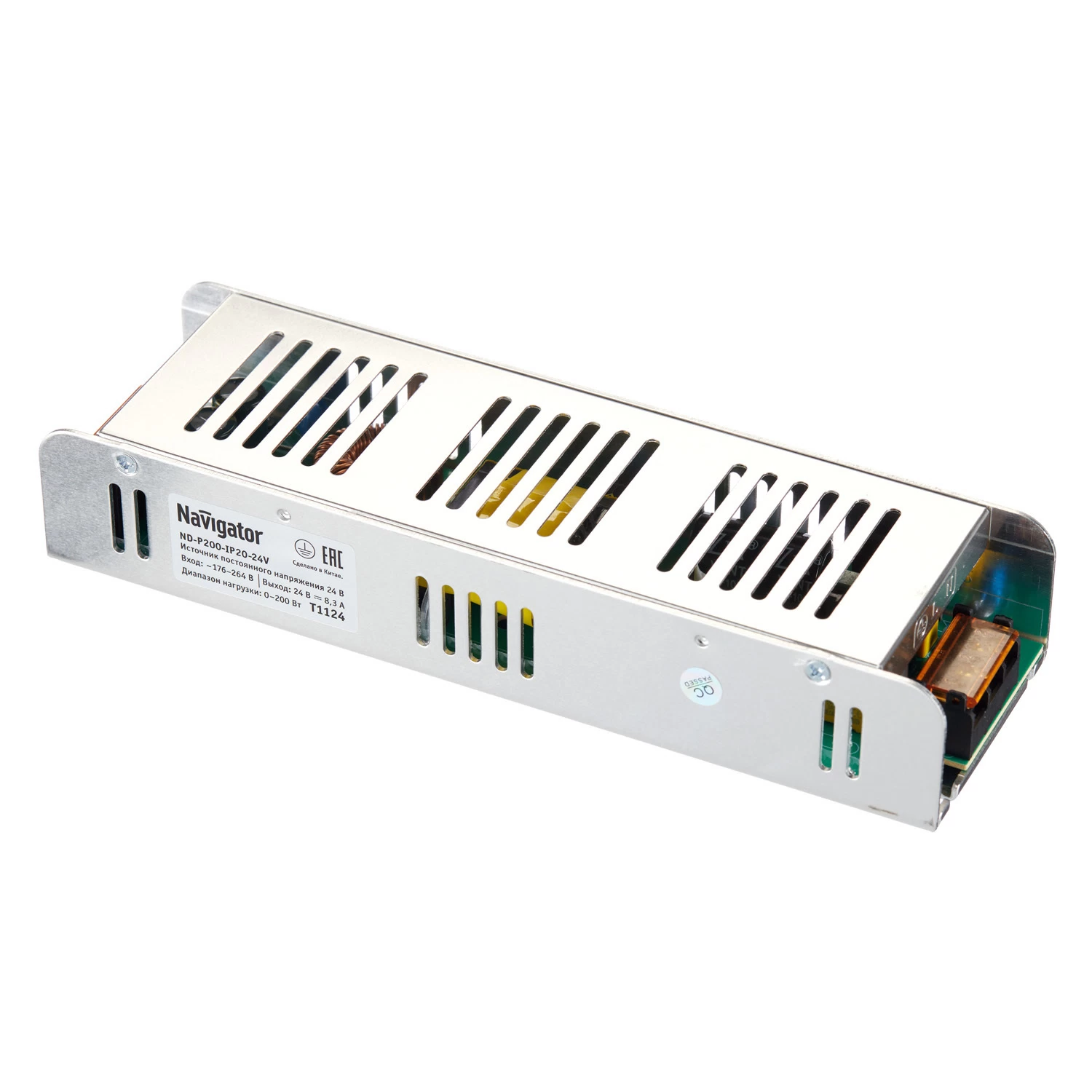 Блок питания для светодиодной ленты Navigator ND-P200 200 Вт 220/24 В IP20 (95444)