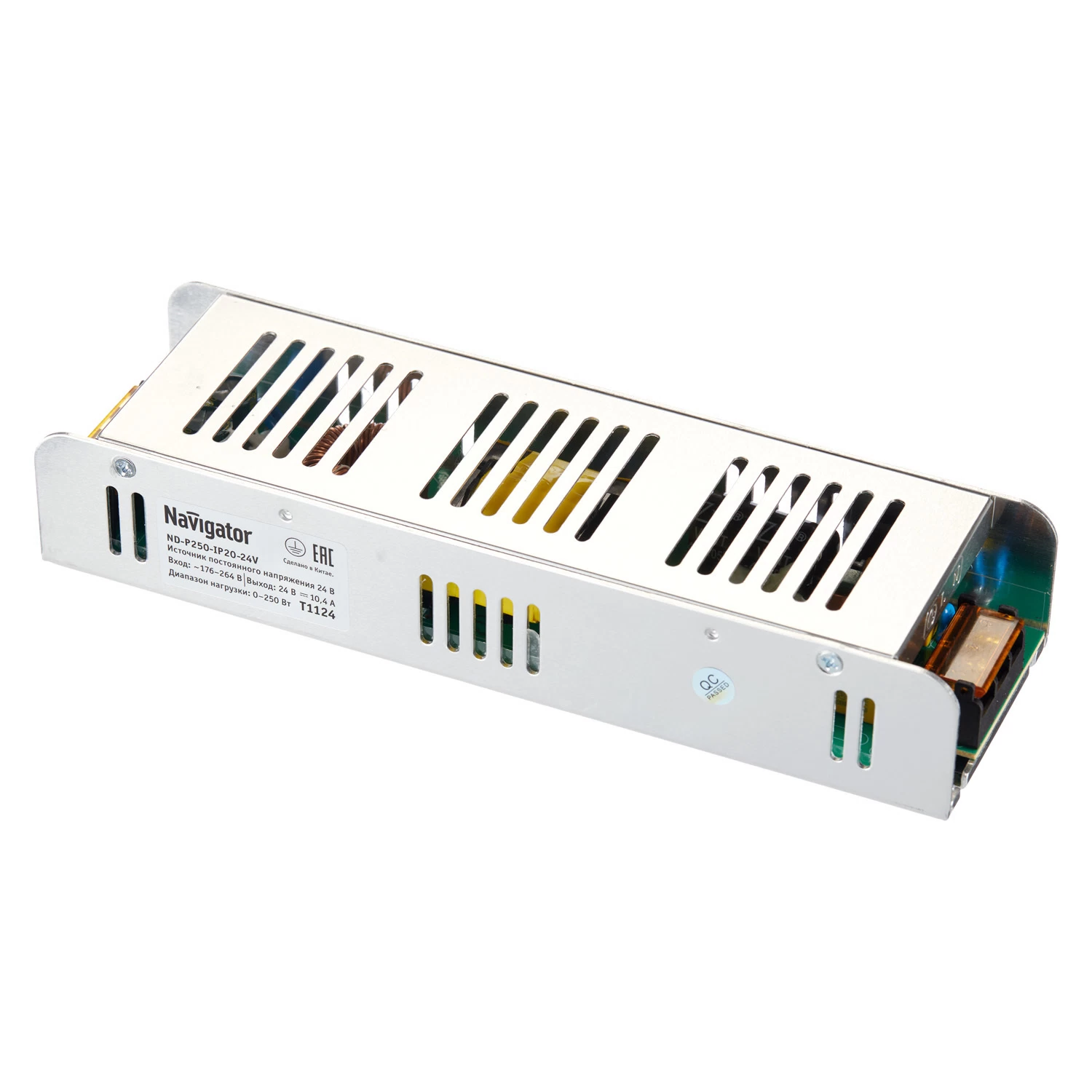 Блок питания для светодиодной ленты Navigator ND-P250 250 Вт 220/24 В IP20 (95445)
