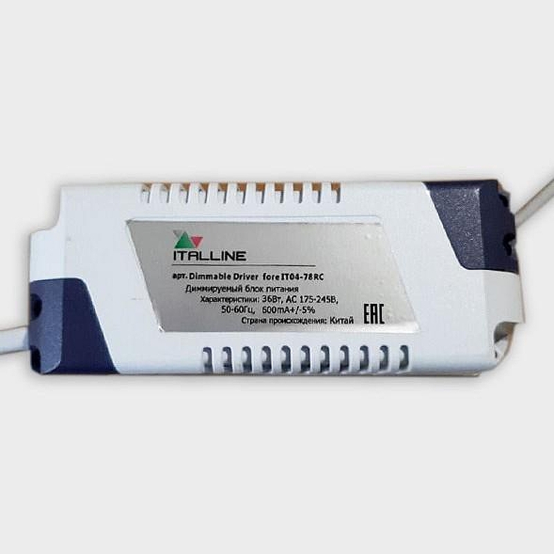 Блок питания Italline IT04-78RC Driver for IT04-78RC цвет Белый