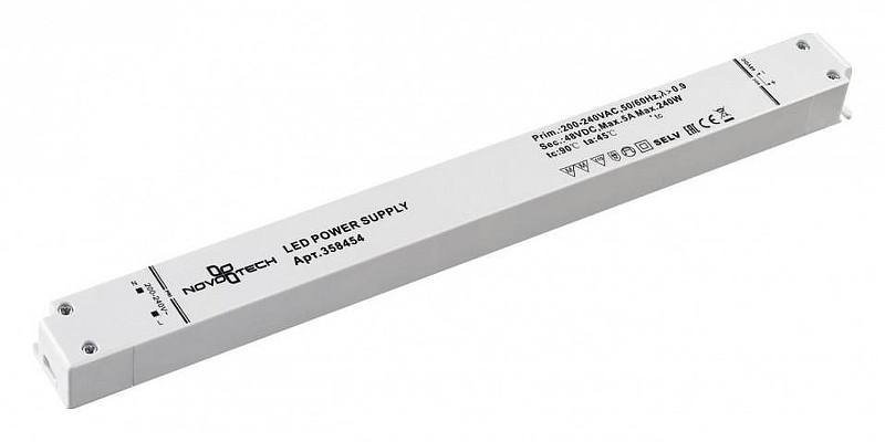 Блок питания Novotech Flum 358454 цвет арматуры Белый