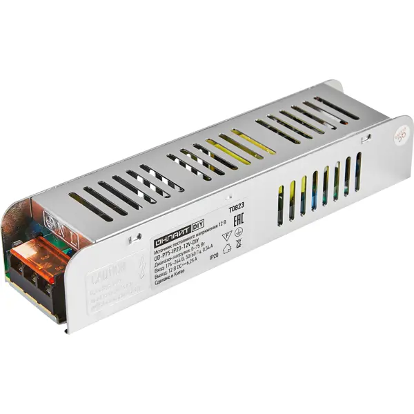Блок питания Онлайт 90386 OD-P75-IP20-12V 12 В 75 Вт IP20