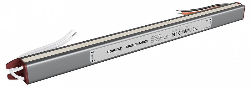 Блок питания с проводом Apeyron Electrics 03-180 цвет Серебро