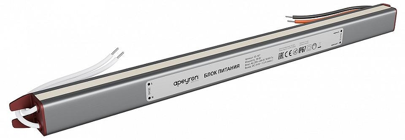 Блок питания с проводом Apeyron Electrics 03-187 цвет Серебро
